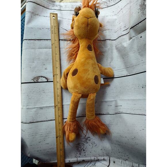 Hobby Lobby Plush Giraffe Long Lashes Fluffy Hair Long 18” Stuffed Animal - Picture 8 of 9